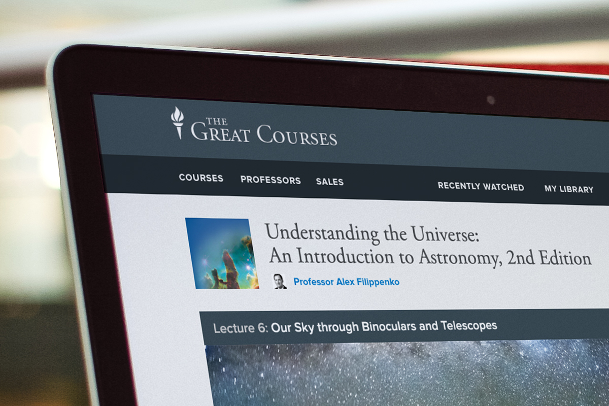 The Great Courses Responsive Website and Video Player