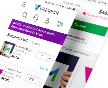 Vistaprint 2014 Rebrand