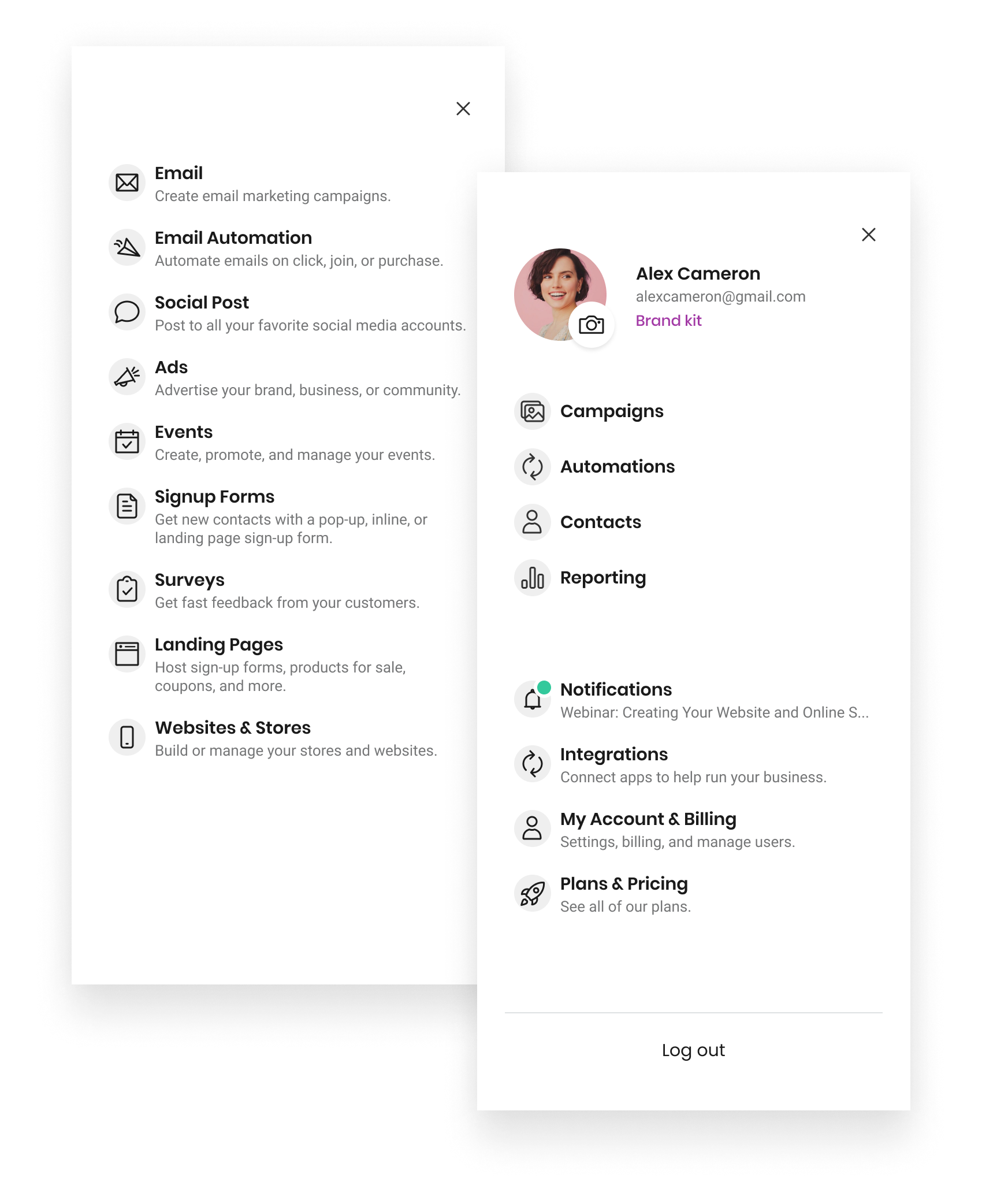 Constant Contact — Information Architecture